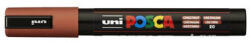 uni Dekormarker, 1, 8-2, 5 mm, UNI "Posca PC-5M", gesztenyebarna (TUPC5MGB) - fapadospatron