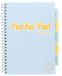 Pukka Pad Spirálfüzet, A4, vonalas, 100 lap, PUKKA PAD "Pastel project book", vegyes szín (PUP2012V) - fapadospatron