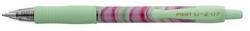 Pilot Zseléstoll, 0, 32 mm, nyomógombos, zöld tolltest, PILOT "G-2 Flow", kék (PG27FLG) - fapadospatron