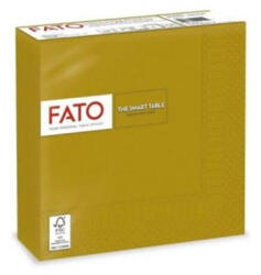 FATO Szalvéta, 1/4 hajtogatott, 33x33 cm, FATO "Smart Table", arany 50 db (KHH932)