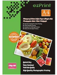 Utángyártott Fotópapír, ezPrint A4, matt, 190g, 100ív/csomag (tintasugaras) (epa4m190100)