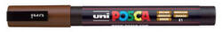 uni Dekormarker, 1, 8-2, 5 mm, UNI "Posca PC-5M", barna (TUPC5MB) - fapadospatron