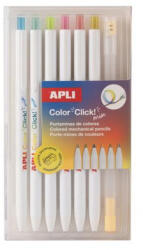 APLI Színes töltőceruza készlet, többszínű írásvonal, APLI "Color Click Mix (LCA20549D) - fapadospatron