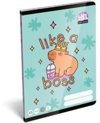 LIZZY Füzet, tűzött, A5, vonalas, 32 lap, 1. osztály, LIZZYSULI, Lollipop Capybara, 14-32 (7500167000)