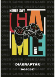 TopTimer Diáknaptár, 2026/2027 tanév, B6, heti, TOPTIMER "Gamer (NKDGU) - fapadospatron