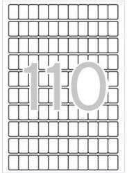 APLI Etikett, 12x18 mm, kerekített sarkú, A5 hordozón, APLI, 1650 etikett/csomag ► KIFUTÓ! (LCA1860)