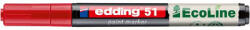 edding Lakkmarker, 1-2 mm, EDDING "51", piros (TED51P) - fapadospatron