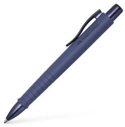 Faber-Castell Golyóstoll, 1 mm, XB, nyomógombos tolltest, kék alkonyat tolltest, FABER-CASTELL "Poly Ball Urban", kék (TFC241111) - fapadospatron