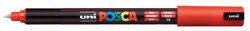 uni Dekormarker, 0, 7 mm, UNI "Posca PC-1MR", piros (TUPC1MRP) - fapadospatron