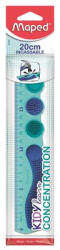 Maped Vonalzó, műanyag, 20 cm, MAPED "Kidy Learn Concentration (IMA277900) - fapadospatron
