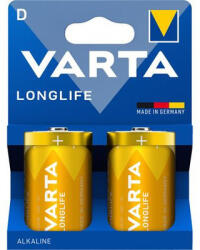 VARTA Elem, D góliát, 2 db, műanyagmentes, VARTA "Longlife (VELED2R) - fapadospatron