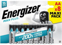 Energizer Elem, AA ceruza, 8 db, ENERGIZER "Max Plus (EEAA8MP) - fapadospatron