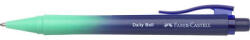 Faber-Castell Golyóstoll, 1 mm, XB, nyomógombos, türkiz-kék tolltest, FABER-CASTELL "Daily Ball Flow", kék 1 db (TFC140681)