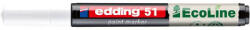 edding Lakkmarker, 1-2 mm, EDDING "51", fehér (TED51FH) - fapadospatron