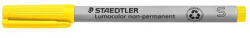 STAEDTLER Alkoholmentes marker, OHP, 0, 4 mm, STAEDTLER "Lumocolor® 311 S", sárga (TS3111) - fapadospatron