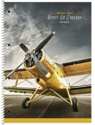 Shkolyaryk Publishing House Spirálfüzet, A4+, vonalas, 80 lap, SHKOLYARYK "Spirit of Freedom", vegyes 1 db (SB806710L)