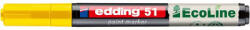 edding Lakkmarker, 1-2 mm, EDDING "51", sárga (TED51S) - fapadospatron