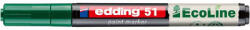 edding Lakkmarker, 1-2 mm, EDDING "51", zöld (TED51Z) - fapadospatron