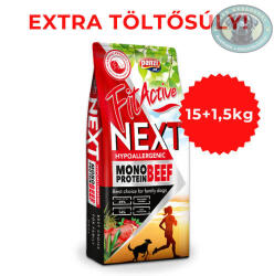  FitActiveNEXT Hypoallergenic MONO BEEF with cranberry (Marha-vörösáfonya, 15 + 1, 5 kg) (315737TT)