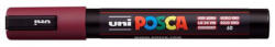 uni Dekormarker, 1, 8-2, 5 mm, UNI "Posca PC-5M", vörösbor (TUPC5MVB) - fapadospatron