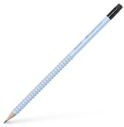 Faber-Castell Grafitceruza radírral, B, háromszögletű, FABER-CASTELL "Grip 2001", égkék (TFC217274) - fapadospatron