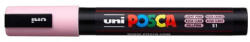 uni Dekormarker, 1, 8-2, 5 mm, UNI "Posca PC-5M", világos rózsaszín (TUPC5MVR) - fapadospatron