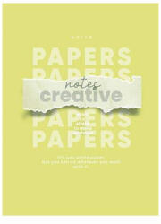 Shkolyaryk Publishing House Füzet, tűzött, A4, vonalas, 80 lap, SHKOLYARYK "Notes Creative", vegyes (SB805244L) - fapadospatron