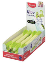 Maped Írástanuló rollertoll, 0, 7 mm, radírozható, MAPED "KIDY Learn MAGIC", kaméleon, zöld, 12 db (IMA229701) - fapadospatron