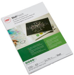 GBC Meleglamináló fólia, 75 mikron, A3, matt, GBC (E41660E) - fapadospatron