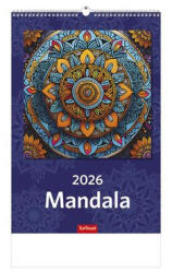 TopTimer Naptár, fali, TOPTIMER "Mandala (NKT09405U) - fapadospatron