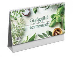 TopTimer Naptár, asztali, álló, TOPTIMER, "Gyógyító természet (NKT058GYU) - fapadospatron