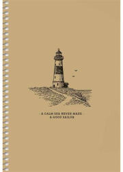 Shkolyaryk Publishing House Spirálfüzet, A5, sima, 96 lap, SHKOLYARYK "Sailor", vegyes (SB966149) - fapadospatron