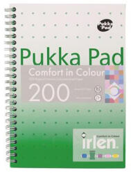Pukka Pad Spirálfüzet, A5, vonalas, 100 lap, PUKKA PAD "Irlen Jotta Green (PUPIRJA5G) - fapadospatron