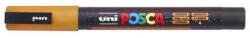 uni Dekormarker, 0, 9-1, 3 mm, UNI"Posca PC-3ML", fényes narancs (TUPC3MFN) - fapadospatron