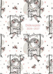 TopTimer Diáknaptár, 2026/2027 tanév, B6, heti, TOPTIMER "Hintázó kislány (NKDTCU) - fapadospatron