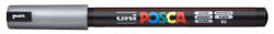 uni Dekormarker, 0, 7 mm, UNI "Posca PC-1MR", ezüst (TUPC1MRE) - fapadospatron