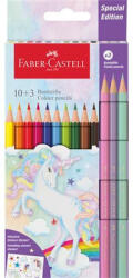 Faber-Castell Színes ceruza készlet, hatszögletű, FABER-CASTELL"Unikornis" 10+3 különböző szín (TFC111219) - fapadospatron
