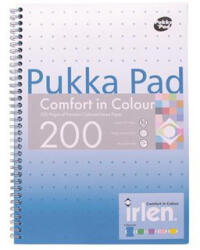 Pukka Pad Spirálfüzet, A4, vonalas, 100 lap, PUKKA PAD "Irlen Jotta Turquoise (PUPRIJA4T) - fapadospatron
