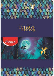 Maped Jegyzetfüzet, tűzött, A5, vonalas, MAPED „Dragon sárkány (IMA960001) - fapadospatron