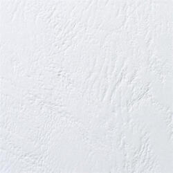 GBC Hátlap, A4, 250 g, bőr mintázat, GBC "LeatherGrain", fehér (GBCCE040070) - fapadospatron