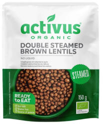 Activus Linte brună la abur, fără zeamă, 150 g BIO