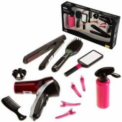 Klein Toys Megafrisierset von Braun (schwarz/pink)