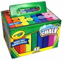 Crayola Lemosható aszfaltkréta 48 db-os készlet dobozban (51-2048)