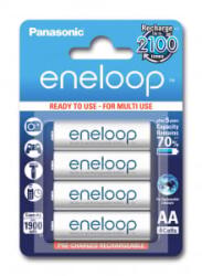 Panasonic Eneloop 1.2V AA 1900mAh akku (4db) /BK-3MCCE/4BE/ Ready to use (BK-3MCCE/4BE) - aqua