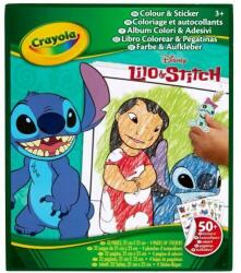 Crayola Lilo & Stitch Színezőfüzet - 32 oldal, 50+ matricával (04-0900G)
