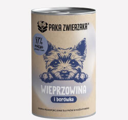 Paka Zwierzaka Paka Zwierzaka Sertéshús áfonyával 400 g
