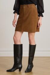 Lauren Ralph Lauren fustă creion din piele întoarsă 9BY2-SDDZW6_82X (200B24160)
