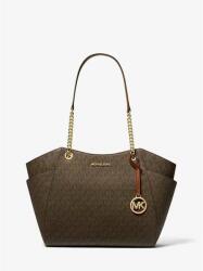 Michael Kors Jet Set Signature barna válltáska