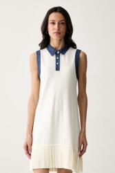 KARL LAGERFELD rochie cu vâscoză IKON 9BY2-SUDZIP_01X (B3W13046)