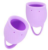 LOLA GAMES Set de cupe menstruale Natural Wellness Lavandă și Orhidee, 2 bucăți